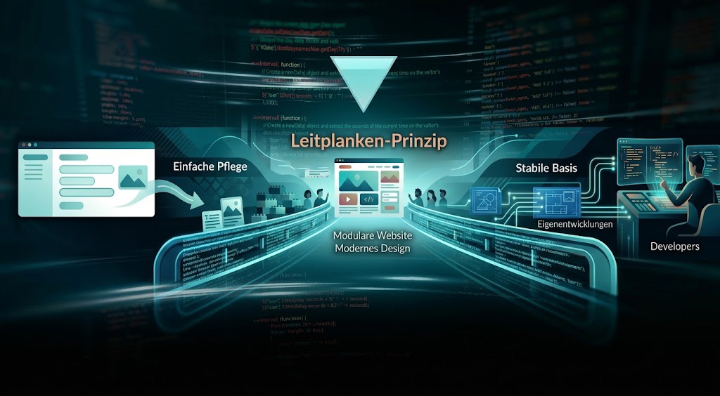 Leitplanken-Prinzip für geschütztes Webdesign